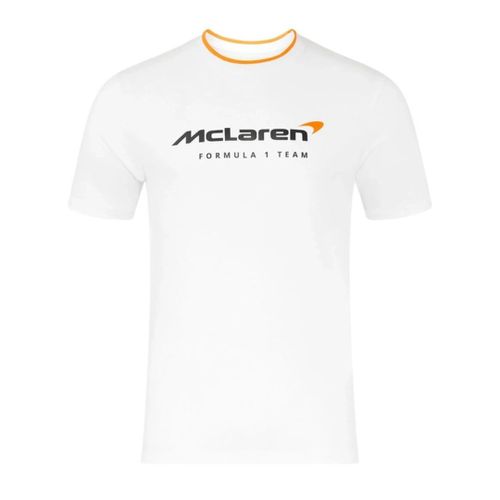 T-Shirt Core Essential Officiel Homme Mc Laren Formule 1 Officiel Blanc