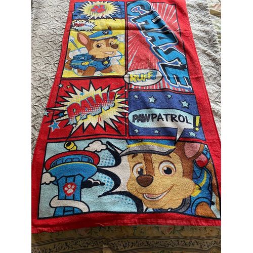 Drap De Bain Pat Patrouille 
