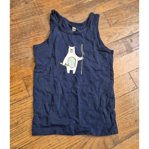 Débardeur Garcon Bleu Marine Hema Taille 5/6ans
