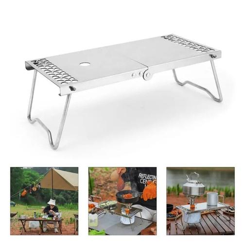 Table Poêle Barbecue D'extérieur, Pliable, Pour Cuisiner, Camping Portable, Feu Camp En Plein Air