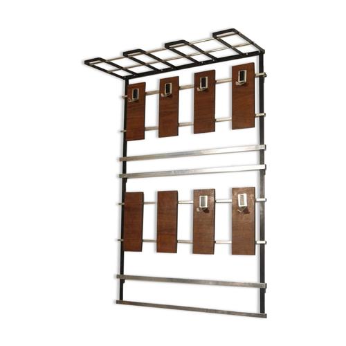 Etagere Porte Manteaux Danoise En Teck Et Mtal 1960 Multicolore