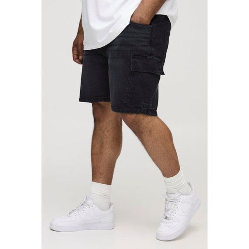 Grande Taille - Short Cargo Slim Homme - Bleu - 38, Bleu