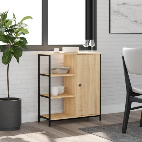 Vidaxl Buffet Chêne Sonoma 70x30x80 Cm Bois D'ingénierie