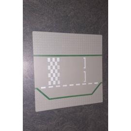 Plaque de base LEGO, route 32 x 32 3 motif vérificateur de piste