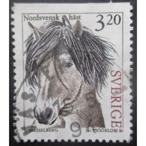 Suede N°1788 Cheval Oblitéré