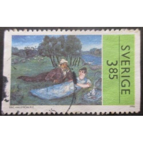 Suede N°1929 Tableau Oblitéré