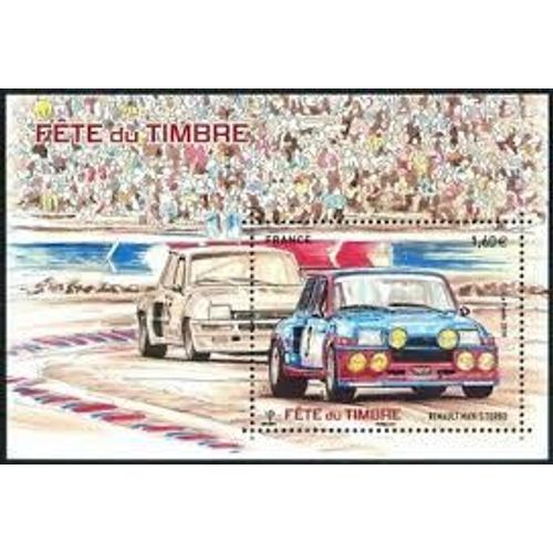 Fête Du Timbre : Voitures Anciennes : Renault 5 Maxi Turbo Feuillet 5205 Année 2018 N° 5205 Yvert Et Tellier Luxe