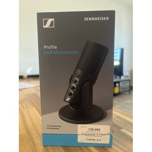Micro studio et streaming profile sennheiser