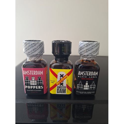 Poppers Amsterdam - Amesterdam Xxx Ultra Strong - Amsterdam Black Label 25 Ml