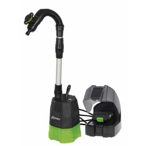 Pompe à eau immergée spécial vide-fût R-BAT20 sans batterie ni chargeur