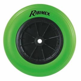 Roue increvable 360mm axe 20mm roule. aiguilles