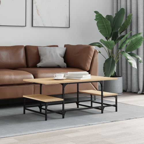 Vidaxl Table Basse Chêne Sonoma 100x50,5x40 Cm Bois D'ingénierie