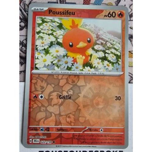 Pokémon Poussifeu 022 / 159 Reverse Ev9 Aventures Ensemble