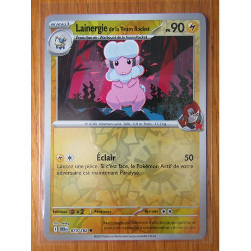 Lainergie De La Team Rocket - Reverse - 073/182 - Rivalites Destinees