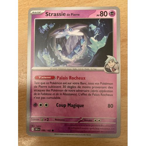 (961) Strassie De Pierre 86/182 Pokemon 