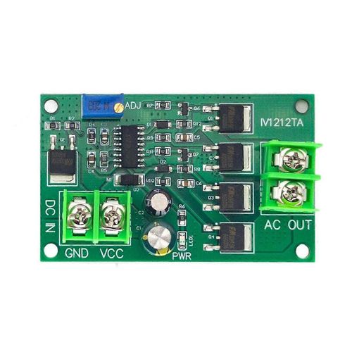 Onduleur 200W DC 12V à AC 12V Module générateur de signal à onde carrée 50Hz Onduleur IV1212TA 12W AC 12V à 220V
