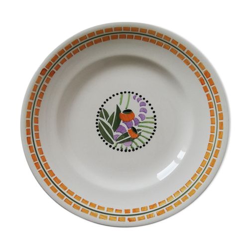 Assiette Longwy Multicolore