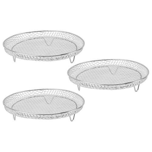 Grille de friteuse Grille de déshydrateur de friteuse multifonctionnelle empilable Grille de grille Conception en maille pour cuisine de friteuses de 8 pouces de profondeur