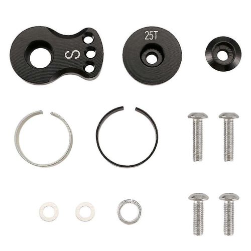 Métal 25T réglable servo économiseur bras klaxon pour -4 axial SCX10 1/10 RC voitures hélicoptère modèle bateau mise à niveau pièces, S, A