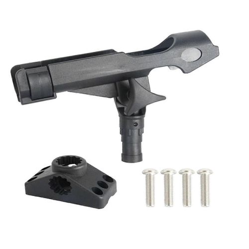 Réglable Bateau Canne À Pêche Rack Porte-Dispositif Pôle Kayak Support Fixateur Fix Pole Rotatif Mount Gonflable Accessoires