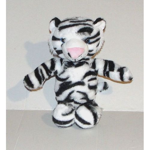 Doudou Tigre Blanc Peluche Kinder Ferrero 25 Cm