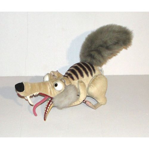 Peluche Scrat Interactive L'age De Glace Disney - Figurine Animé Qui Avance Mattel 2005