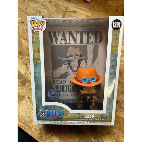Funko Pop! Animation One Piece Cover Wanted Ace 1291 Pop #1291 New Official