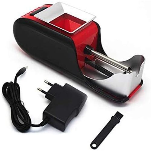 Machine A Rouler Cigarettes Tubeuse Cigarettes Electrique Roulese Cigarette (Rouge)