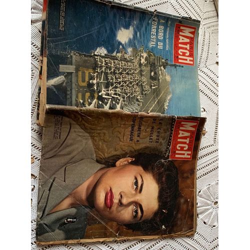 Lot De Paris-Match Année 1957, Numéros 425,422,419,415,413,410,407,404,404 Double 