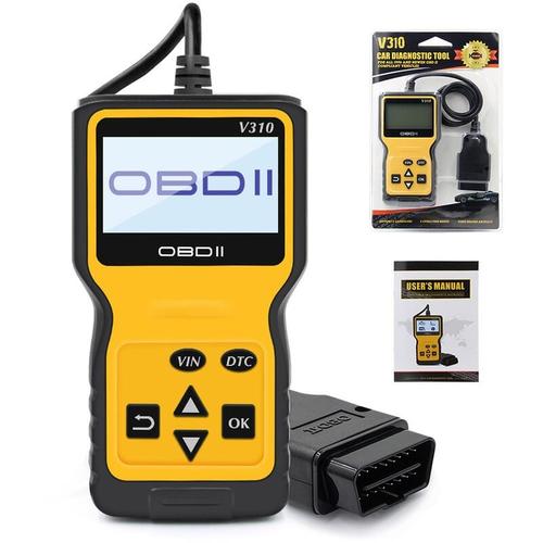 Outils Diagnostic Auto Lecteur Code Défaut Voiture, Scanner Appareil Boitier Diagnostic D'erreur Pour Tester Les Systèmes De Moteur Pour Voitures À Essence Macaron