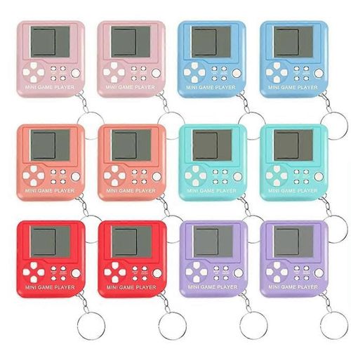 12 Pcs Party Favors Porte-Clés Pour Enfants Jeux Vidéo Porte-Clés Pour Sac À Dos Anniversaire École Party Favor Fournitures Porte-Clés