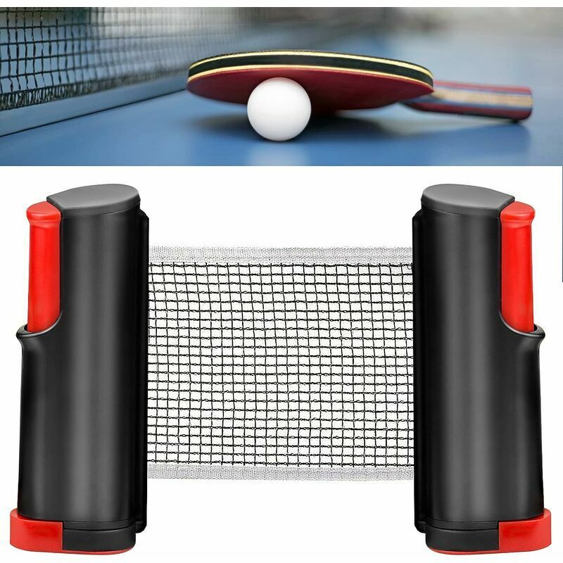 Filet De Ping Pong Rétractable, Filet Table De Ping Pong Portable Longueur Réglable 170cm Pour Table De Ping Pong, Un Bureau, Table Manger?