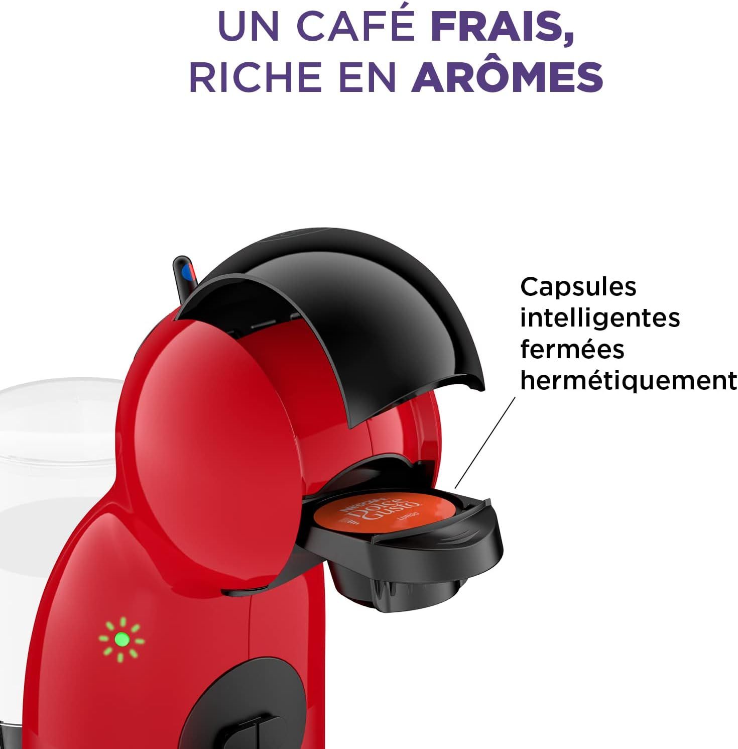 Krups Dolce Gusto Piccolo XS Machine � caf� � Dosettes - Rouge image 3 | Rakuten