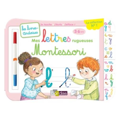 Mes Lettres Rugueuses Montessori - Avec Un Feutre Effaçable