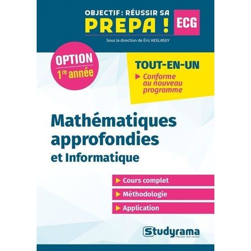Mathémathiques Approfondies Et Informatique - Première Année