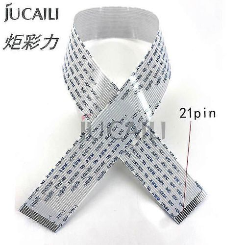 hg JCL 8pcs DX4 Tête d'impression Câble de données flexible 21pin pour Epson Roland Mutoh 8100 Mimaki JV22 JV3 JV4 TS3 TX2 TS2 Imprimante 21p