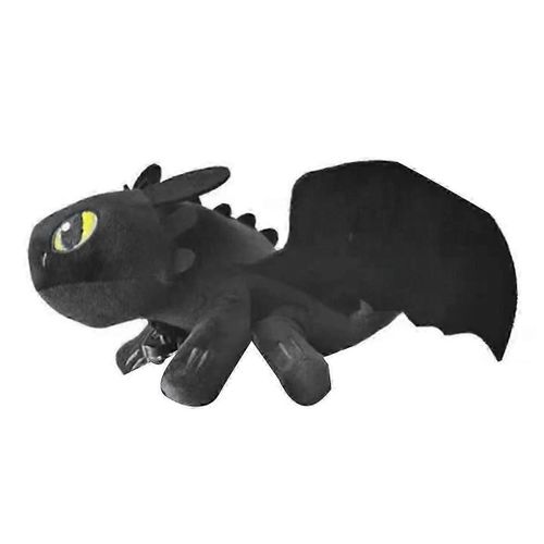 High qualityHow to Train Your Dragon Toothless Little Flying Dragon Doll Decor Car Motorcycle Helmet Trim Quick Release 20CM A
