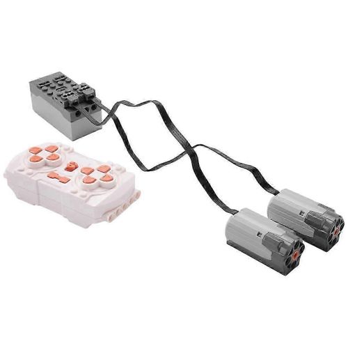 unique 1Set Power Function Motor App Remote Control Programming 2 Meduim Moter Set DIY Building Block for Children