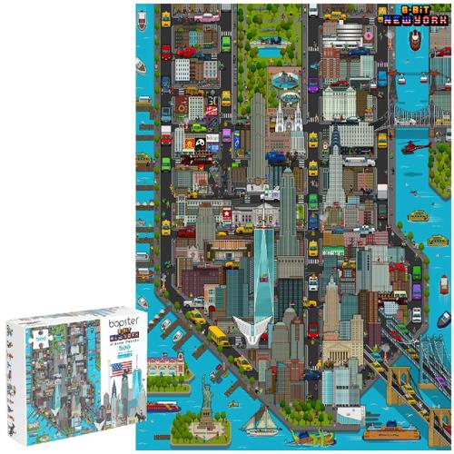 Bopster - Puzzle De La Carte De La Ville- 500 Pièces