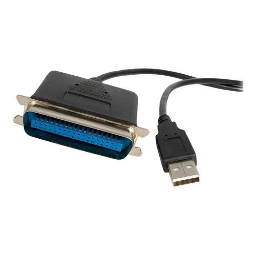 StarTech.com Câble Adaptateur de 1.80m USB vers 1 Port Parallèle pour Imprimante - Mâle Mâle - Adaptateur parallèle - USB 2.0 - IEEE 1284