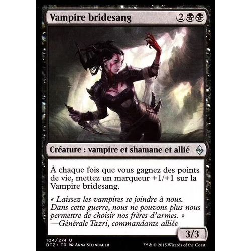 Vampire Bridesang - La Bataille De Zendikar Vf - U - 104/274