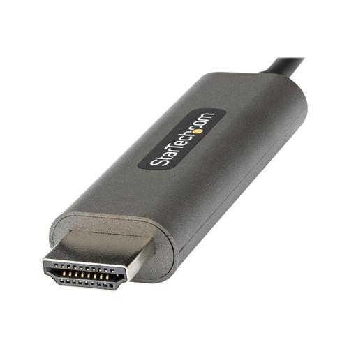 StarTech.com Câble Adaptateur Graphique USB-C vers HDMI 4K 60Hz HDR10 3m - Ultra HD USB Type-C vers HDMI 4K 2.0b - Convertisseur Graphique USB-C vers HDMI HDR - DP 1.4 Alt Mode HBR3 (CDP2HDMM3MH)...