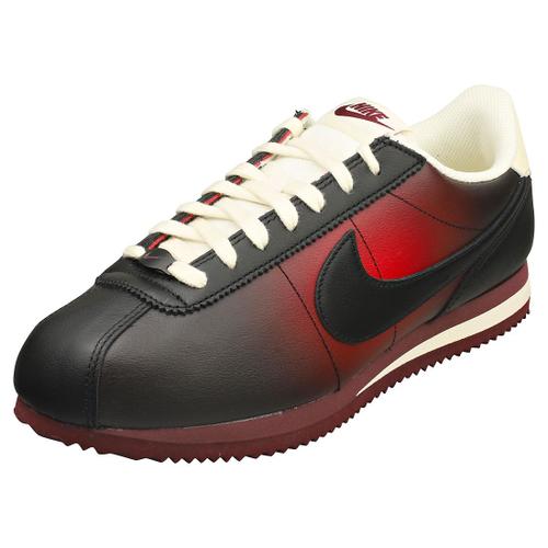 Nike Cortez Baskets Mode Rouge Noir