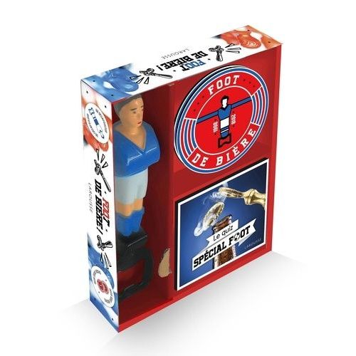 Foot De Bière ! - Coffret Avec 1 Décapsuleur En Forme De Joueur De Babyfoot, 2 Sous-Bocks, Et 1 Livret De 50 Questions-Réponses Sur Le Foot