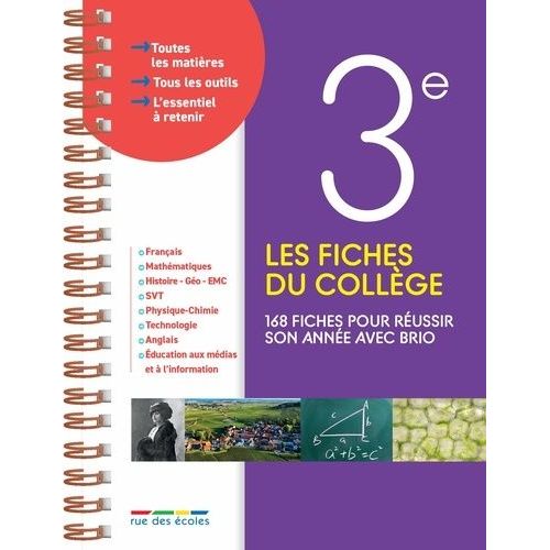Les Fiches Du Collège 3e