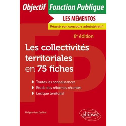 Les Collectivités Territoriales En 75 Fiches