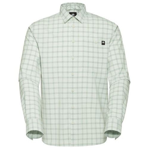 Mammut - Lenni Longsleeve Shirt - Chemise Taille S, Blanc/Gris