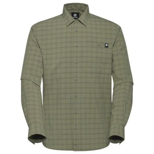 Mammut - Lenni Longsleeve Shirt - Chemise Taille L, Vert Olive