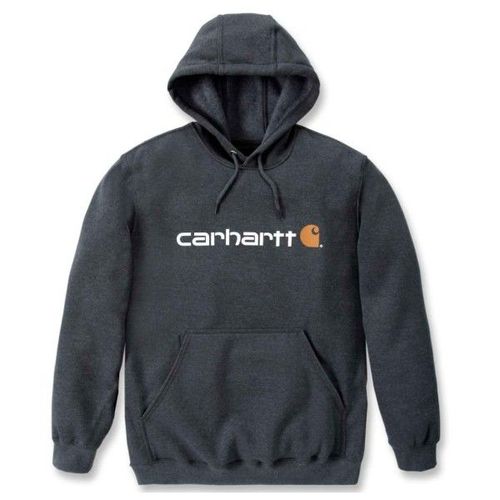 Carhartt - Signature Logo Sweatshirt Cotton - Sweat À Capuche Taille Xs, Bleu