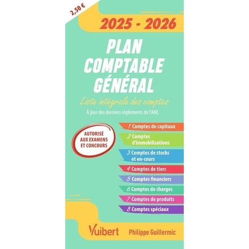 Plan Comptable Général - Liste Intégrale Des Comptes